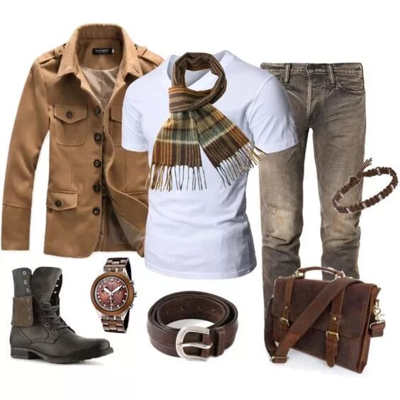 Business-Outfit mit Hemd, Chino und Sakko - outfits4you.de Mens fashion chinos, 