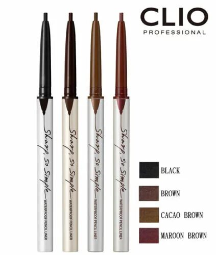 Sharp so simple. Clio sharp so simple waterproof pencil liner. clio sharp, so simple waterproof.