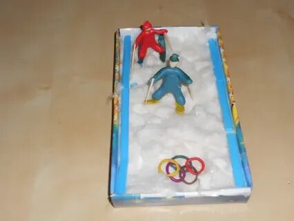 Лепка лыжник старшая группа