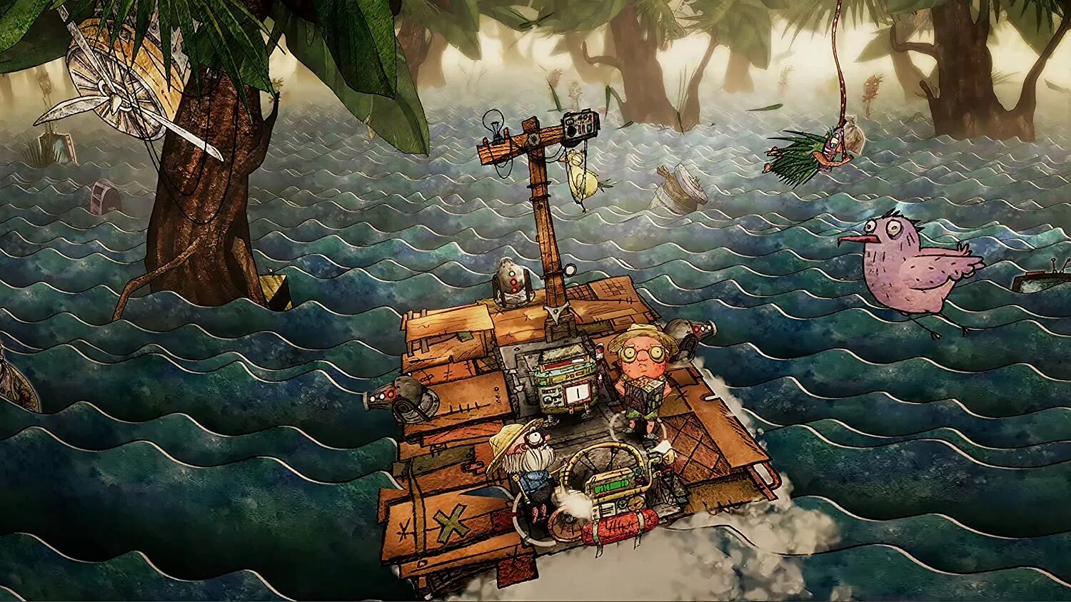 Игра про плот. Trash игра. trash sailors. игра на плоту. игры плот на море.
