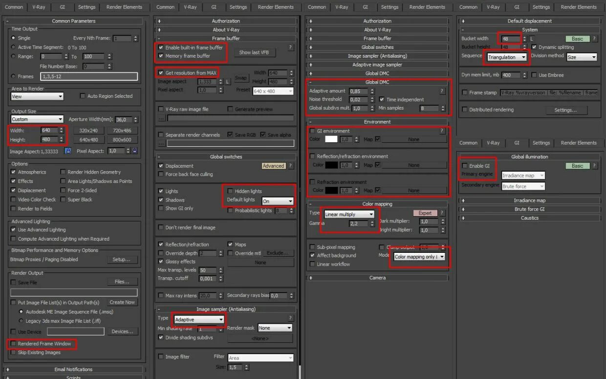 Настройка текстуры. Материалы для 3ds Max. Настройка v-ray 3ds Max. 3ds Max Vray. Render Setup 3ds Max Corona.