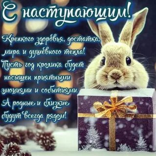 Поздравляю с наступающим своими словами
