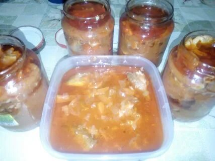 Консервы из щуки с овощами