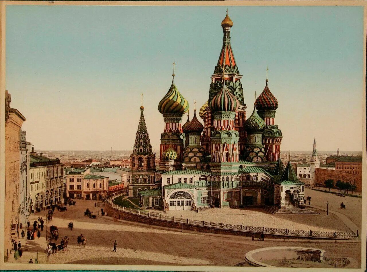 Architecture russia. Храм Василия Блаженного 19 век. Храм Василия Блаженного 1890. Храм Василия Блаженного 20 век.