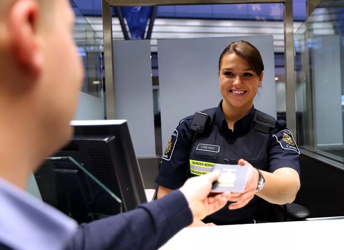 Passing customs