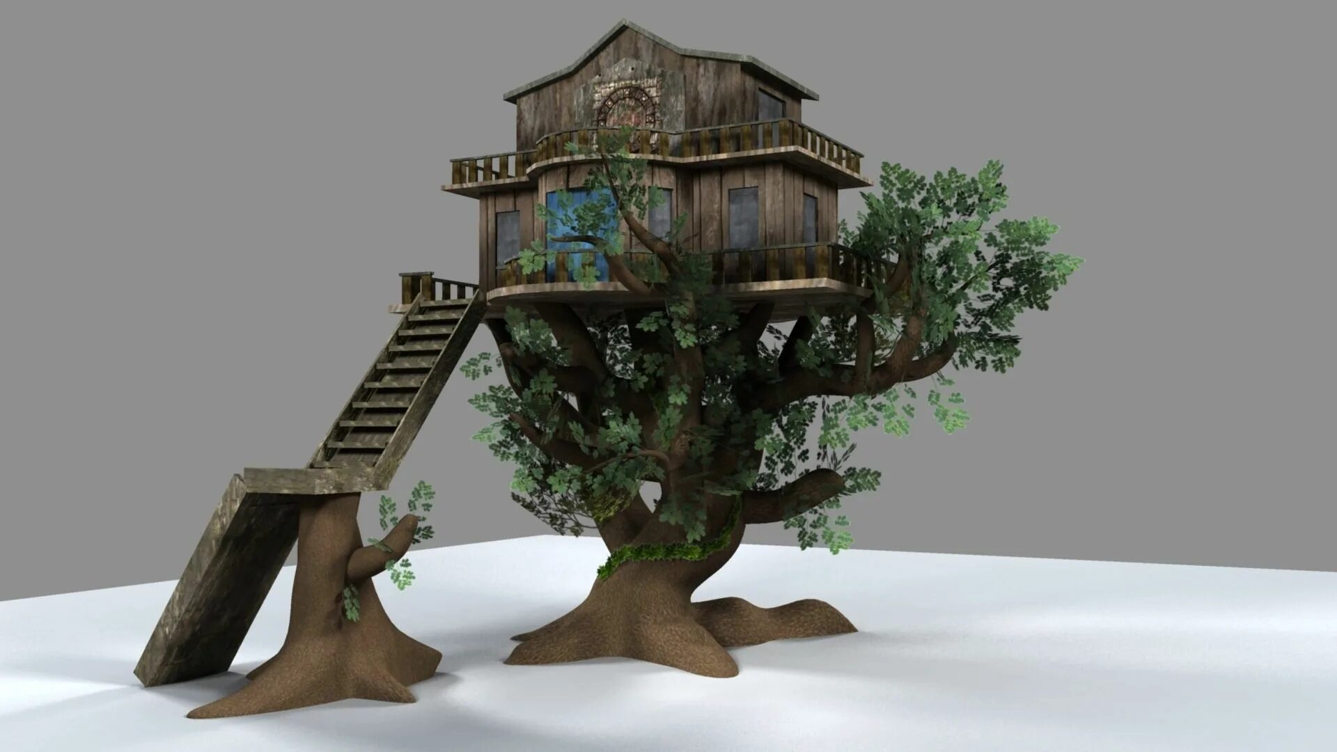 Сад 3d модели