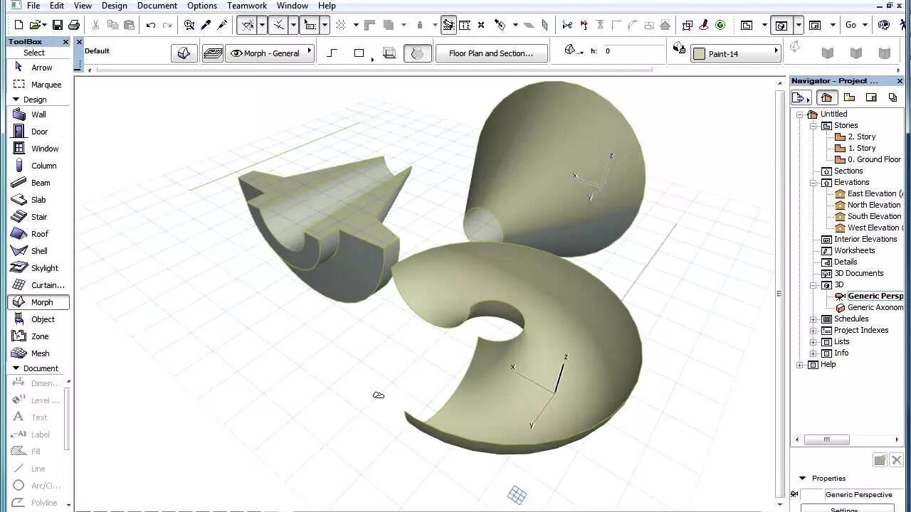 Архикад морф выдавливание по пути. Морф архикад. Морф в архикаде. Редактирование рёбер архикад. Морф archicad.