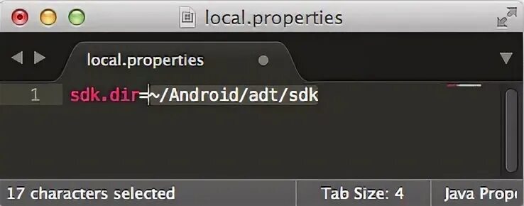 Sdk location not found. Sdk location not found
