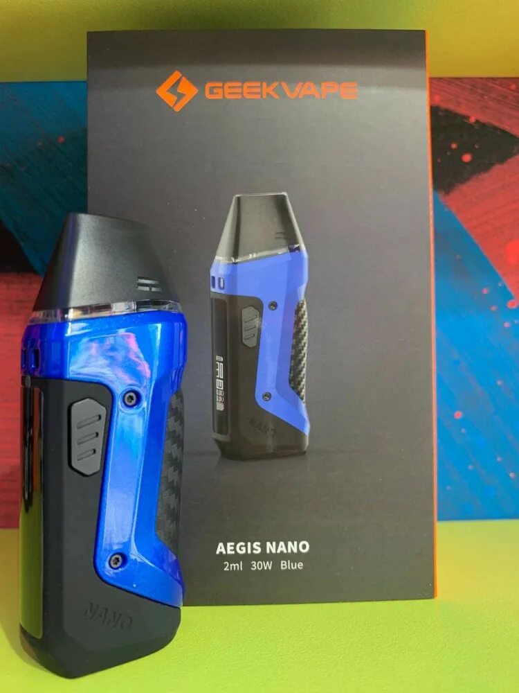 Aegis nano n30. Geekvape n30 nano. geekvape n30 aegis nano 30w pod kit rainbow. aegis nano camo blue.