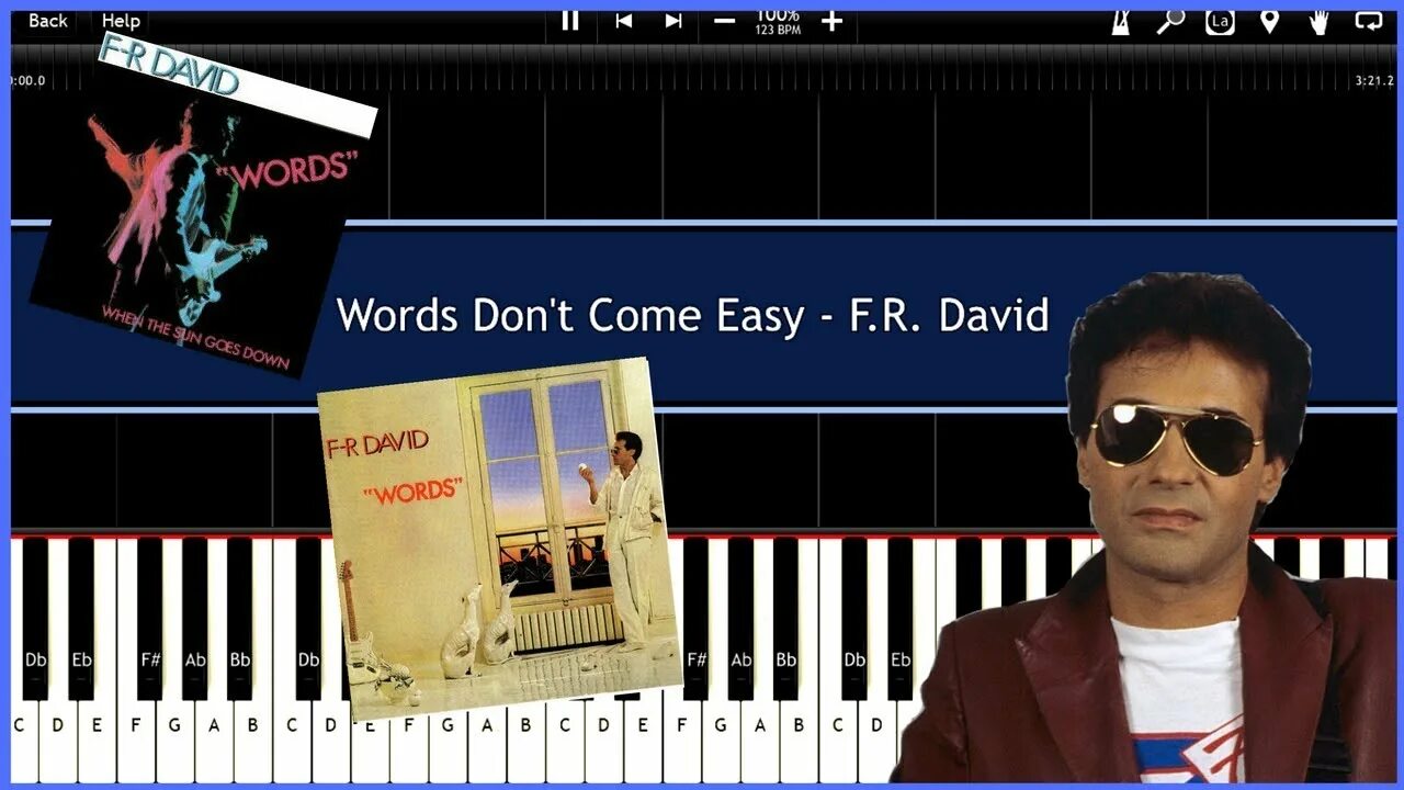 Easy coming easy coming песня. Don`t come easy. David Words don't come easy. F.R. David Words. Words f.r.David Ноты.