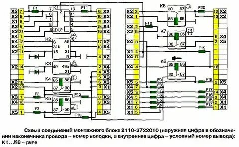 Предохранитель задних габаритов 2110