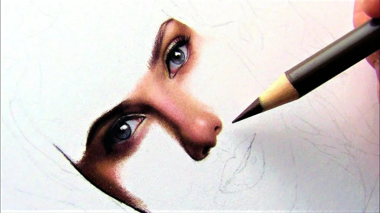 Draw fill c. Colored pencil drawing. cyber pencil. pencil drawing.