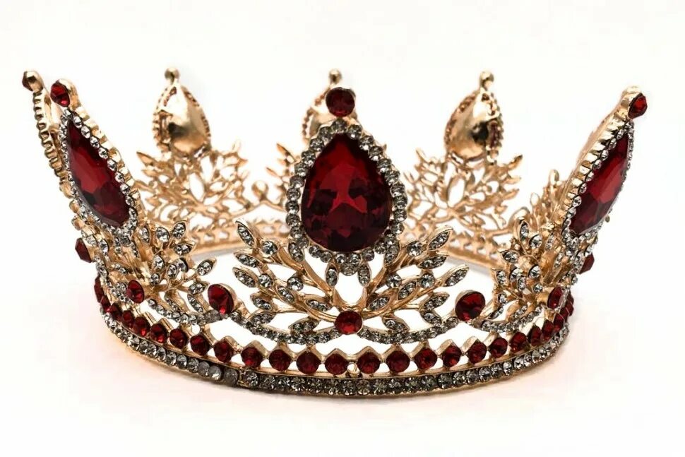 Арабская корона. Корона с красными камнями большая. Большая корона с рубином. Высокая корона с красными камнями.