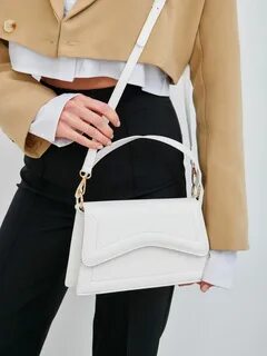 Сумка женская через плечо маленькая летняя белая из экокожи SEORY 161036944...