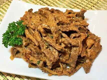 Вкусный рецепт бефстроганов из говядины