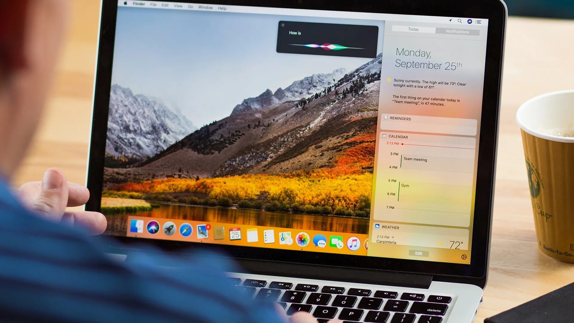 Макбук про 13 10. Mac os High Sierra. Mac os x 10.13. Виджет на рабочий стол макбук. Hi os 13