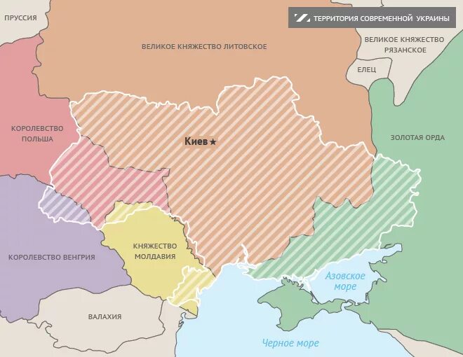Какие территории принадлежали украине