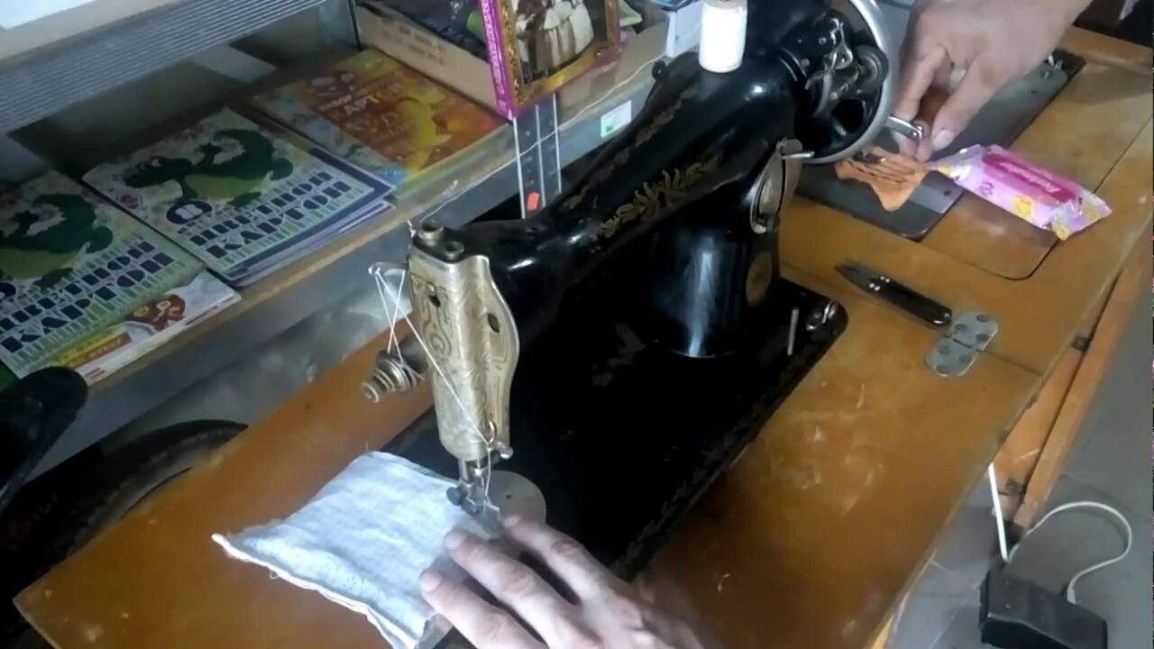 Как заправить подольскую машинку