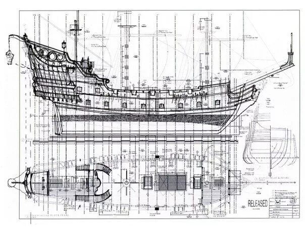 Скачать чертеж корабля с размерами Pin van Illustration & Design op Boat Bouwtekening