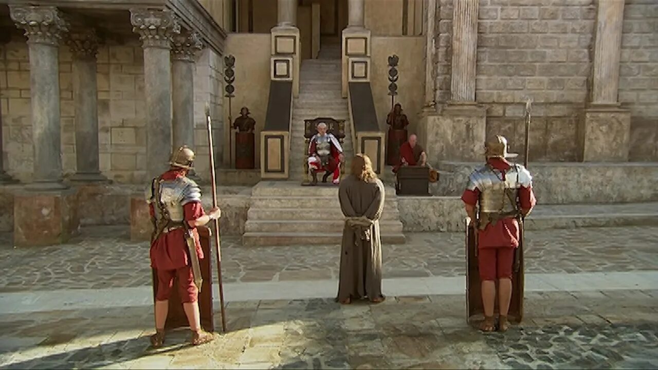 Сцена допроса иешуа. Ершалаим Понтий Пилат.