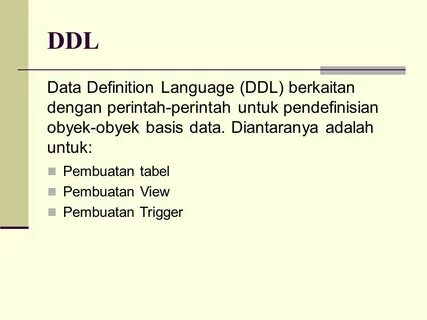 Data definition