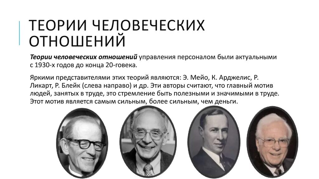 Управление людьми теория. Теория человеческих отношений э Мэйо. Элтон Мэйо теория человеческих отношений. Представители теории человеческих отношений. Представителем концепции «человеческих отношений» является.