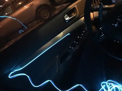 Установка неоновой подсветки