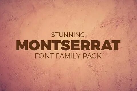 Шрифты montserrat