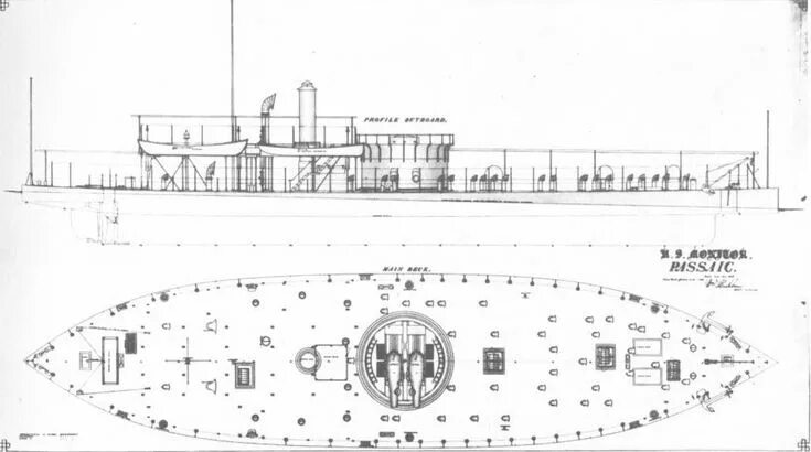 Чертежи модели американского броненосца монитор Морская коллекция 2009 1 в 2024 г Книги