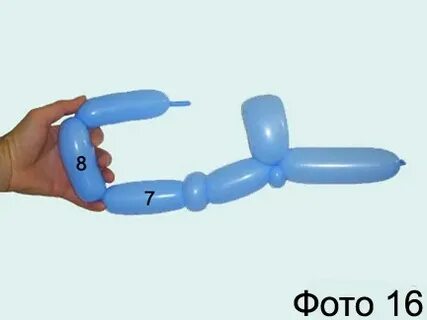 Из шарика колбаски схема для начинающих