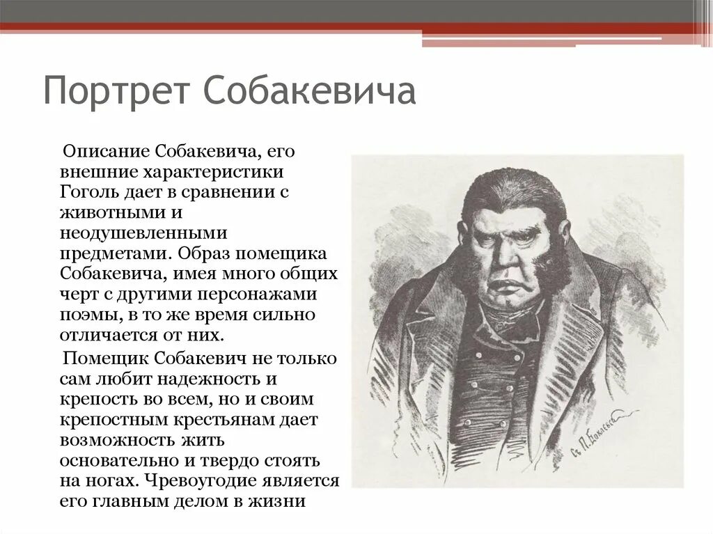 Какой был собакевич в мертвых душах. Гоголь портреты помещиков Собакевич. Собакевич портрет описание. Собакевич мертвые души портрет характер.