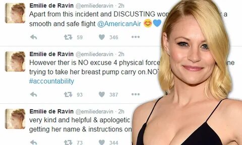Aa Flight Attendant Ripped Breast Pump Bag Out Of Emilie De.