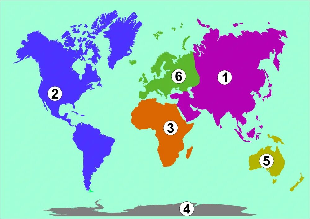 Части света на карте. Обозначить на карте части света. Цифрами обозначьте на карте части света. Шесть частей света. Местоположение света