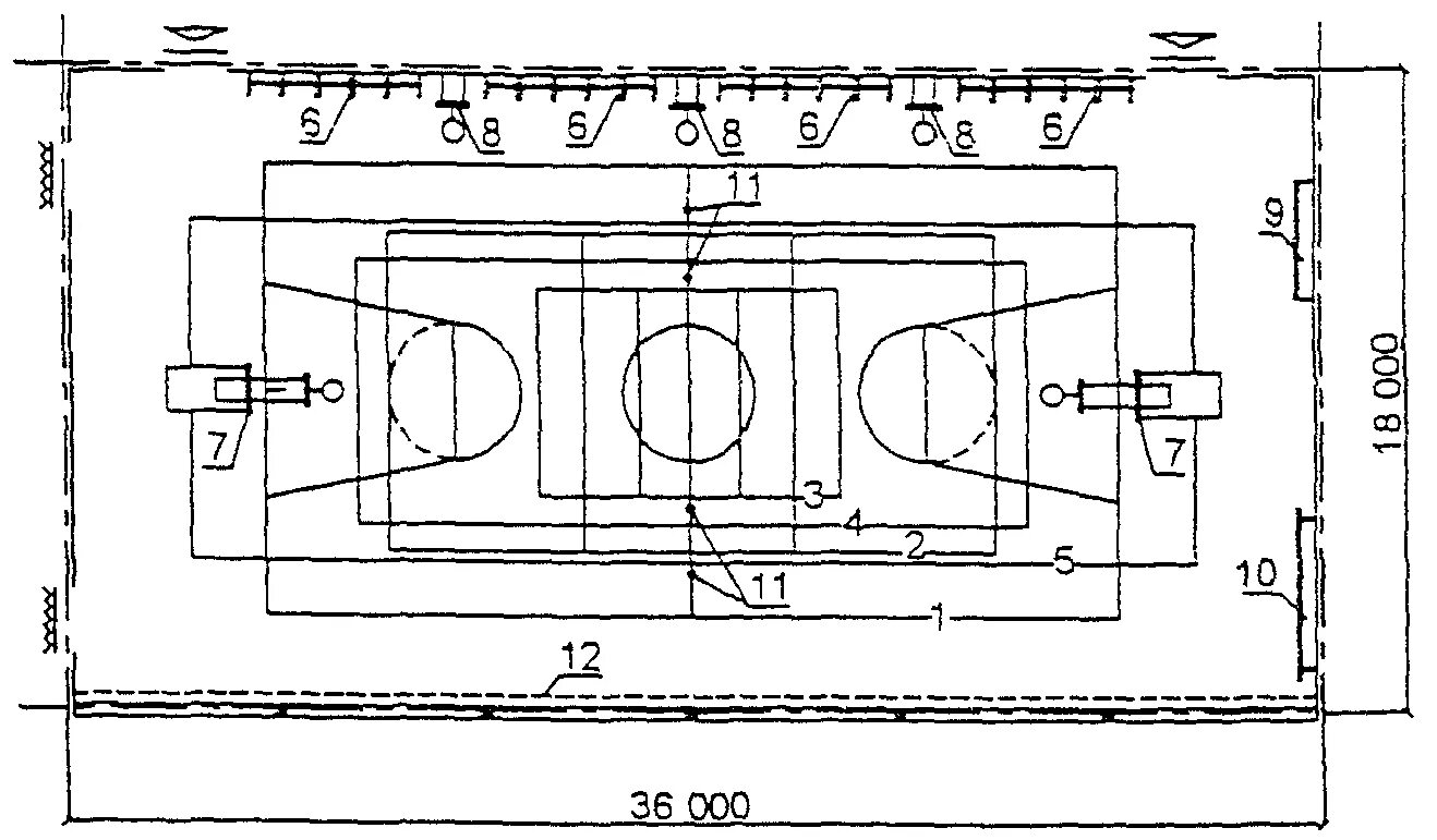 Разметка спортивного зала 18х9. Габариты школьного спортзала. Универсальная спортивная площадка 10х20м чертеж. Типовой проект универсального спортивного зала 4.