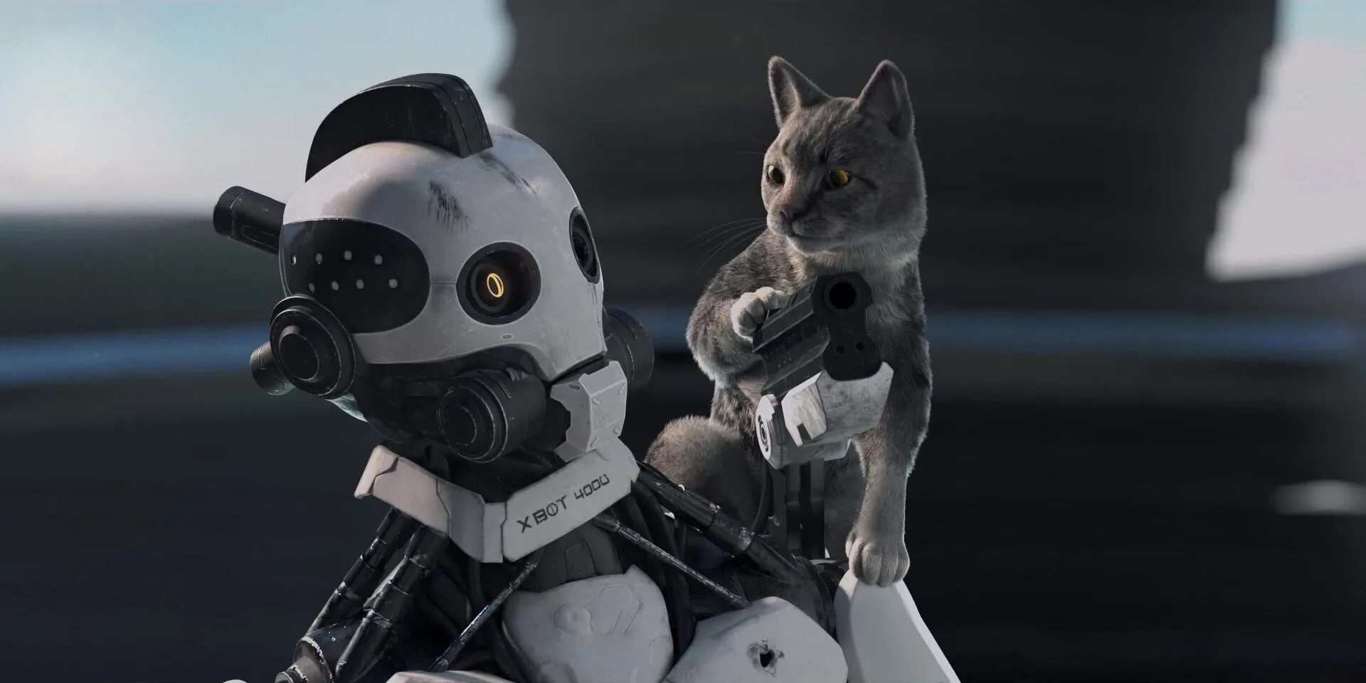 Three robots. Любовь смерть и роботы. love death robots мультфильм. любовь смерть и роботы 3 сезон 5 серия. робот кот.
