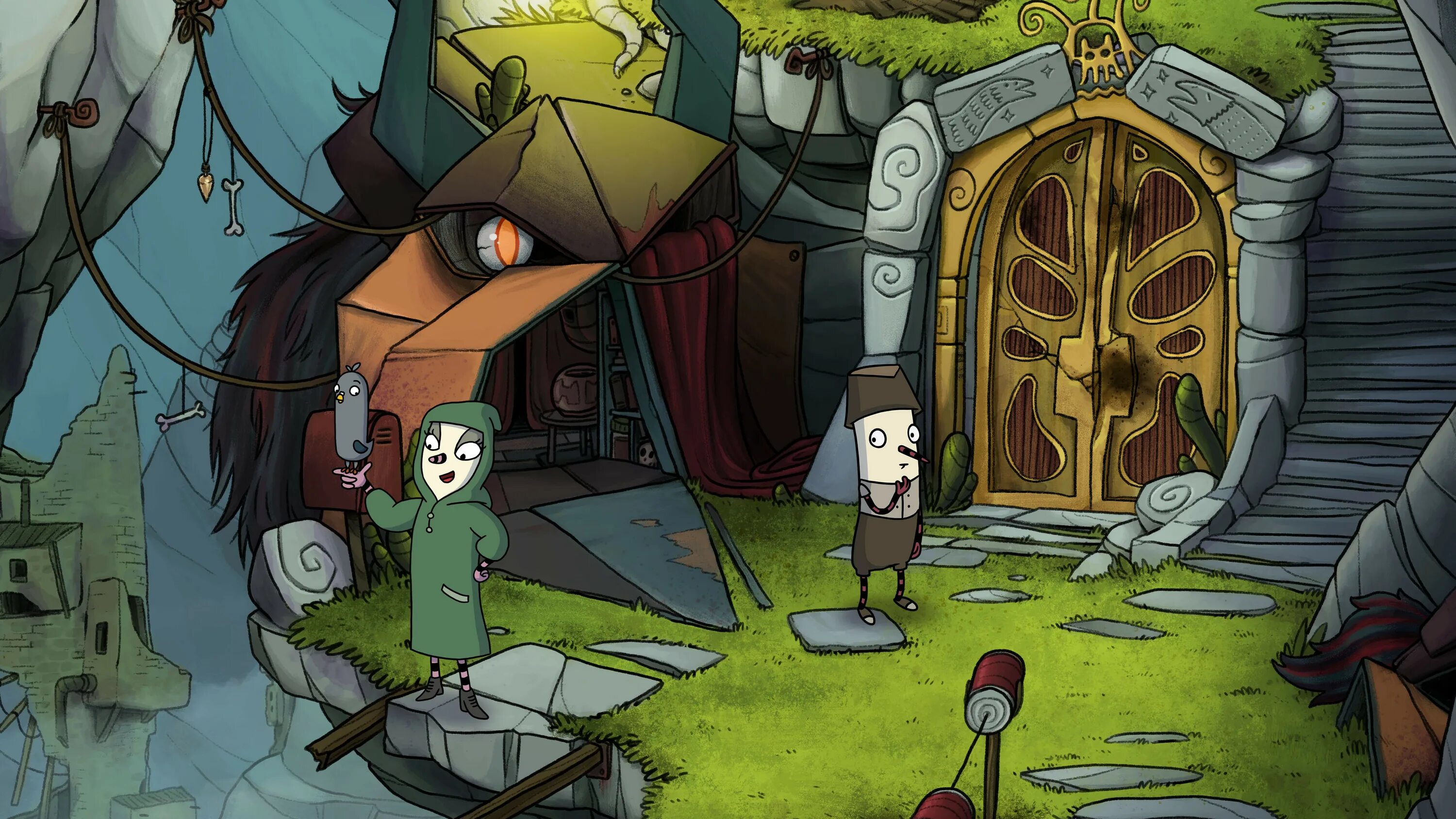 Inner world last wind monk. The inner world: the last wind monk. the inner world игра. мультяшные квесты. квесты для детей на пк.