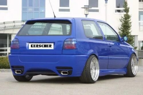 Задние на гольф 3. Golf mk3 Rear Spoiler. Golf 3 Tuning. Обвес Rieger Volkswagen Golf 3. Гольф 3 фит.