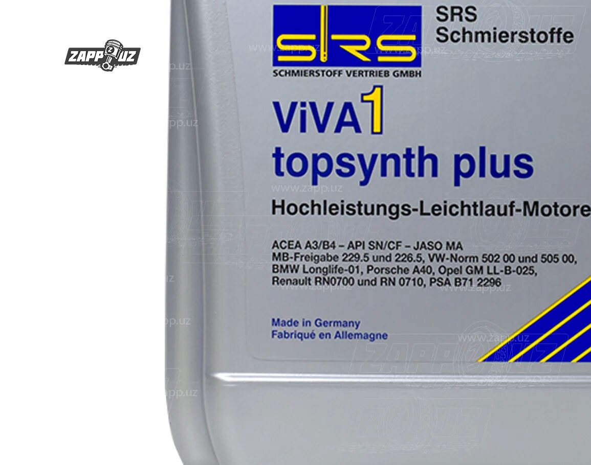 Srs viva 1. SRS Viva 1 topsynth Plus 5w40 4л. SRS Viva 1 topsynth Plus 5w-40. SRS Viva 1 topsynth 5w40 1л. SRS Viva 1 Longlife 5w 40.