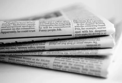 Those are newspapers