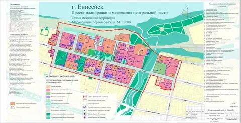 Карта енисейска