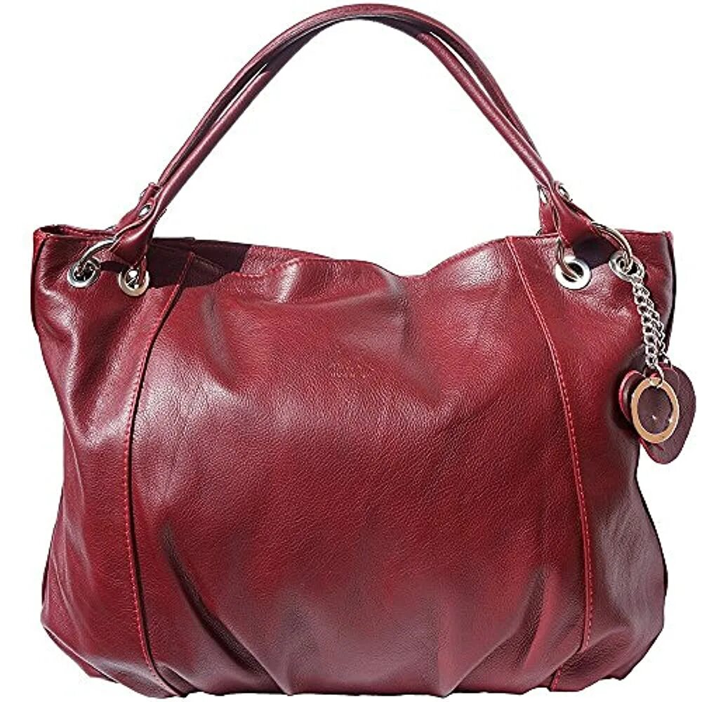 Сумка borse in pelle Италия. Bag Leather Florence сумки. Женская кожаная сумка 3326 Bordo. Сумка Хобо Alessio Nesca 04807030, натуральная кожа. Сумки кожа недорого интернет