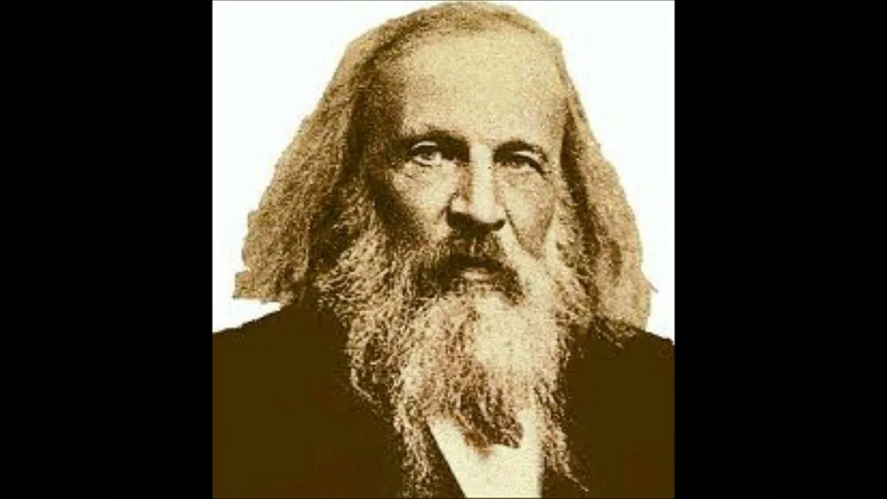 Менделеев видеоролик. Менделеев портрет.