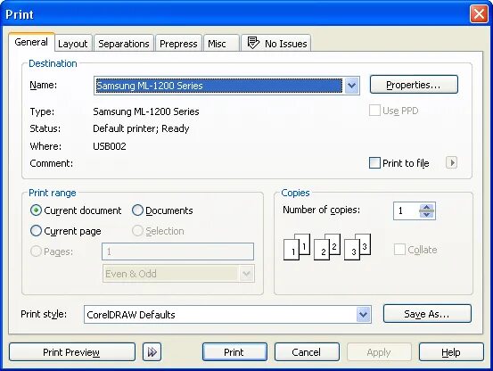 Как распечатать из Корела. Print range. Corellaser папка messages. POSTSCRIPT coreldraw.