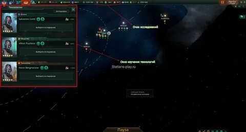 Stellaris технологии