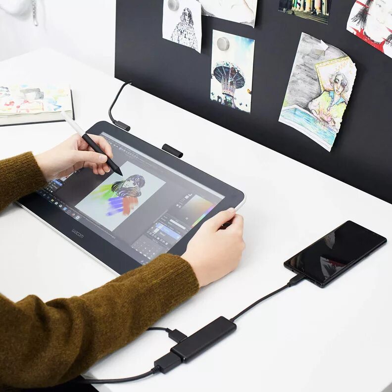 Wacom one dtc133. Графический планшет Wacom one 13. Графический планшет-монитор Wacom one 13 [dtc133w0b]. Интерактивный дисплей Wacom one 13 (dtc133w0b). Планшет для рисования купить для компьютера