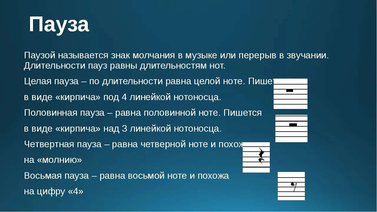 Пауза между словами