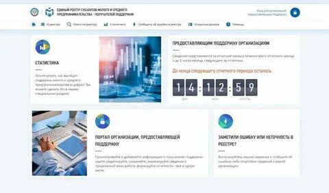 Реестр малого бизнеса налоговая