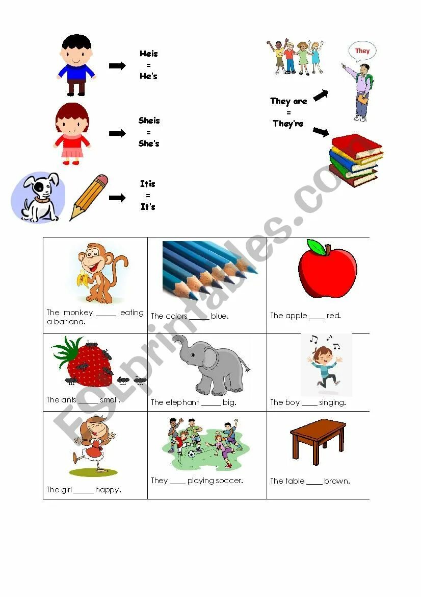 They s. It's they're Worksheet. It's or they're. He's she's they're Worksheet. I'M you're he's she's it's we're you're they're Worksheets for Kids.