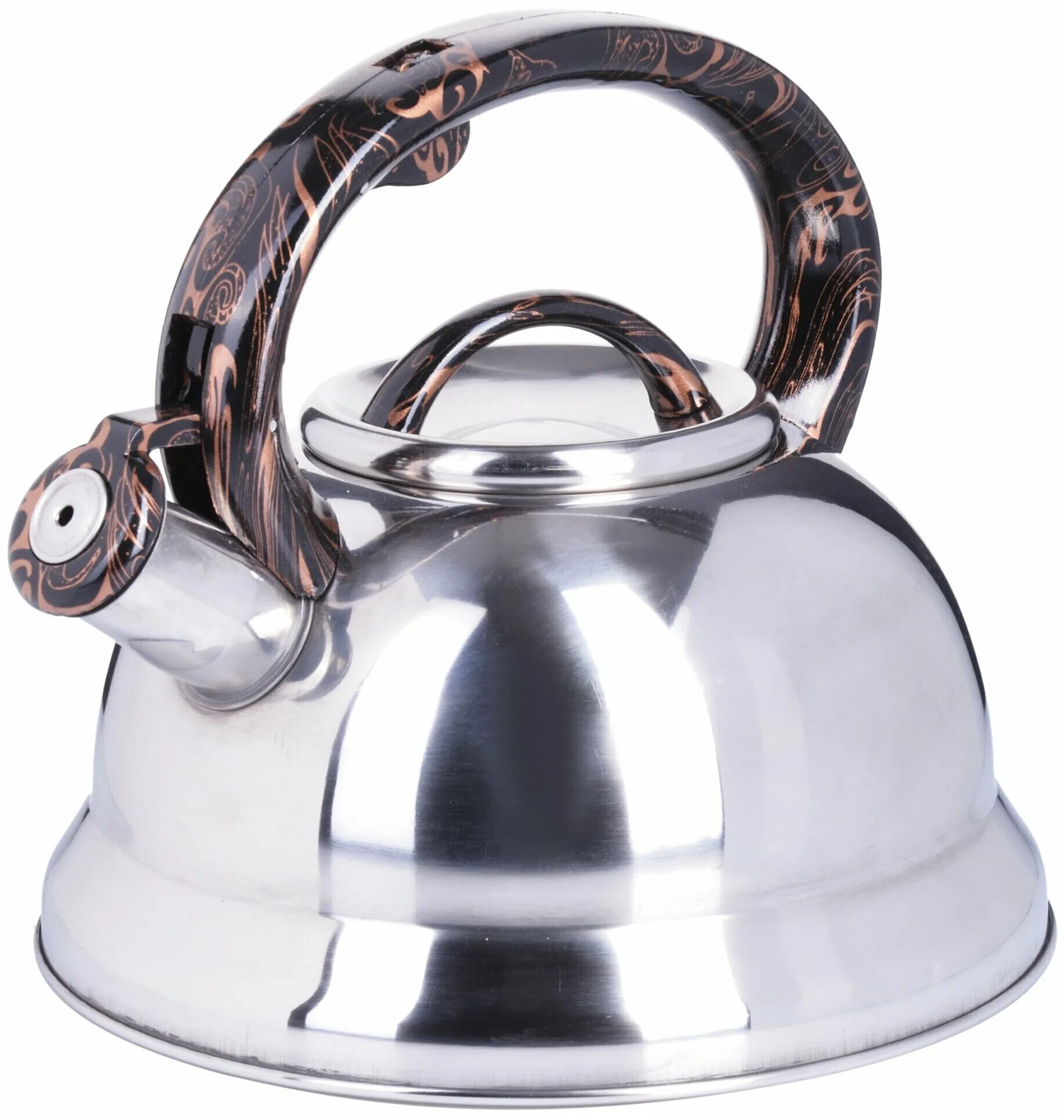 5л. чайник со свистком 93-2507b. чайник со свистком из нержавеющей стали. чайник со свистком из нержавеющей стали. чайник mallony, 3 л.