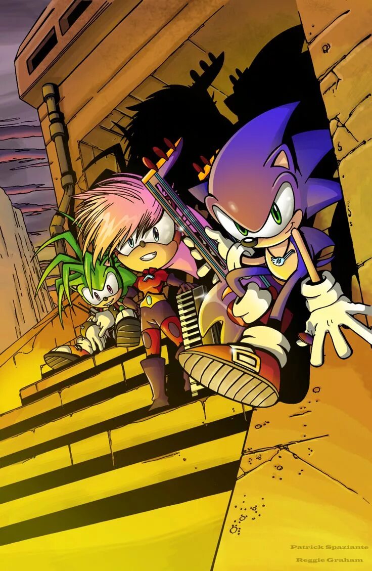 Соник Underground. Sonic Underground Sonic. Мэник Соник андерграунд.